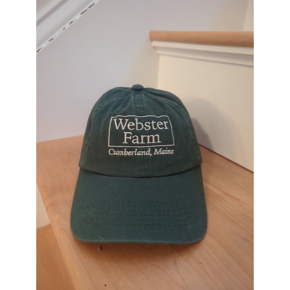 Webster Farm Cumberland Maine Adult Adjustable Hat Cap
